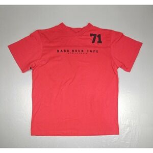 Vintage Hard Rock Cafe Jersey T-Shirt Mens XXL Red Myrtle Beach V-Neck Classic